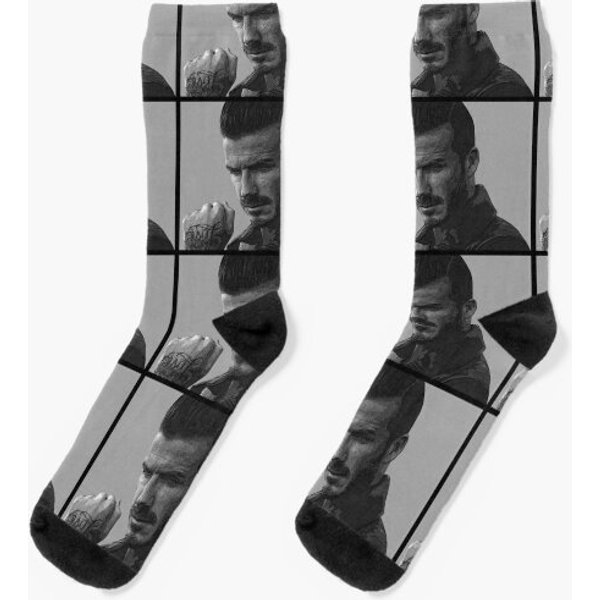 David Beckham (Black & White) Socks-image