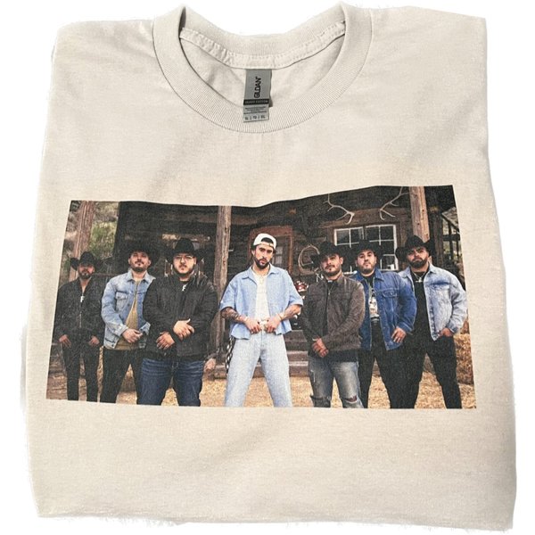 Bad Bunny X Grupo Frontera Un X100To Vintage Style T-Shirt-image