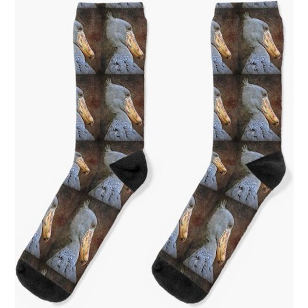 Shoebill Stork Socks-image