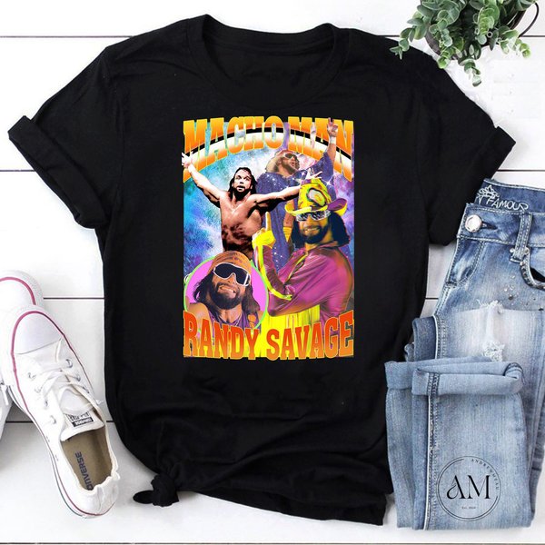 Macho Man Randy Savage Vintage T-Shirt, Randy Savage Shirt-image