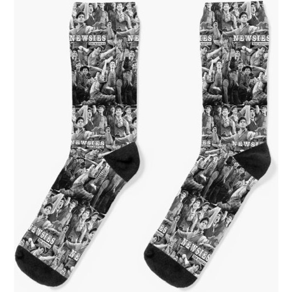 Newsies The Musical Bw Socks-image