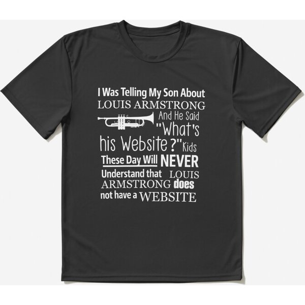 Louis Armstrong Website | Active T-Shirt-image