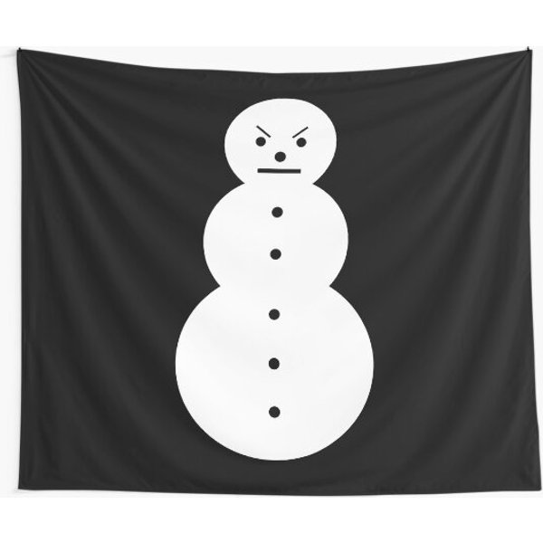 Jeezy Snowman Tapestry-image