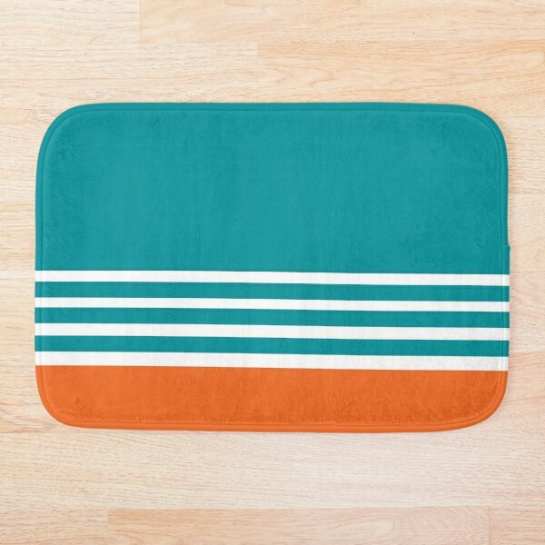 Miami Dolphins Football Fans Florida Sports Bath Mat