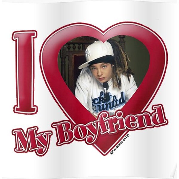 I Love My Boyfriend | Tom Kaulitz Design Premium Matte Vertical Poster-image
