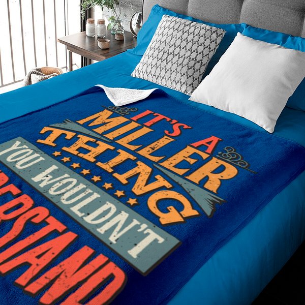 It's A Miller Thing You Wouldn't Understand - Baby Blankets-image