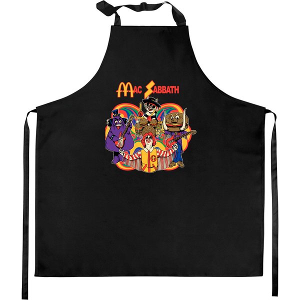 Playing Mac Sabbath Black Call Me Kitchen Aprons-image