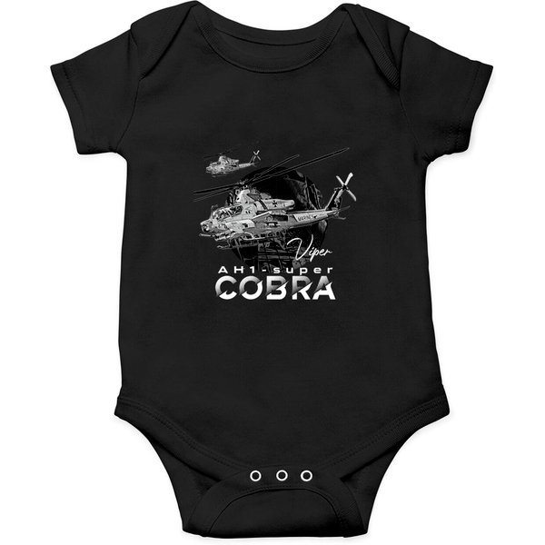 Ah-1 Super Cobra Viper Helicopter Onesies-image