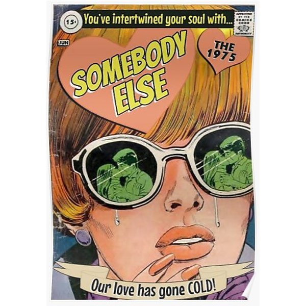 Vintage Comic Somebody Else 1975 Premium Matte Vertical Poster-image