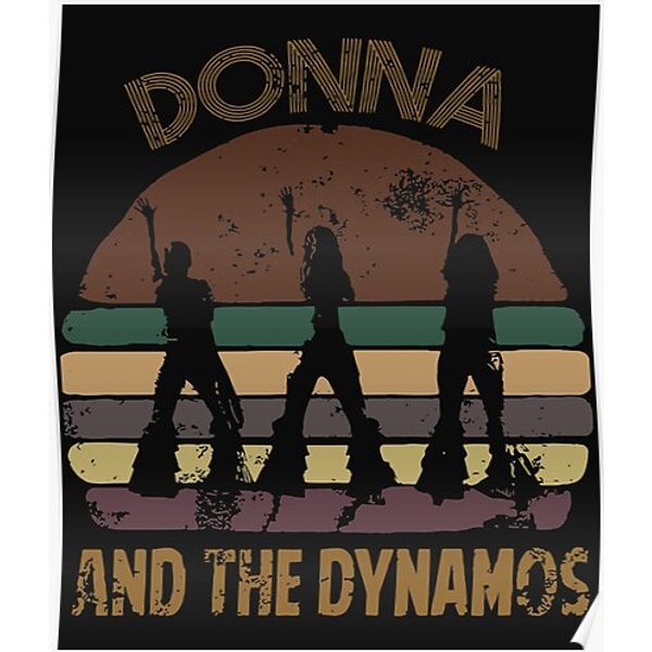 Donna And The Dynamos Graphic Premium Matte Vertical Poster-image