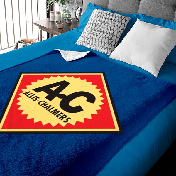 Allis Chalmers Tractors Logo Baby Blankets-image