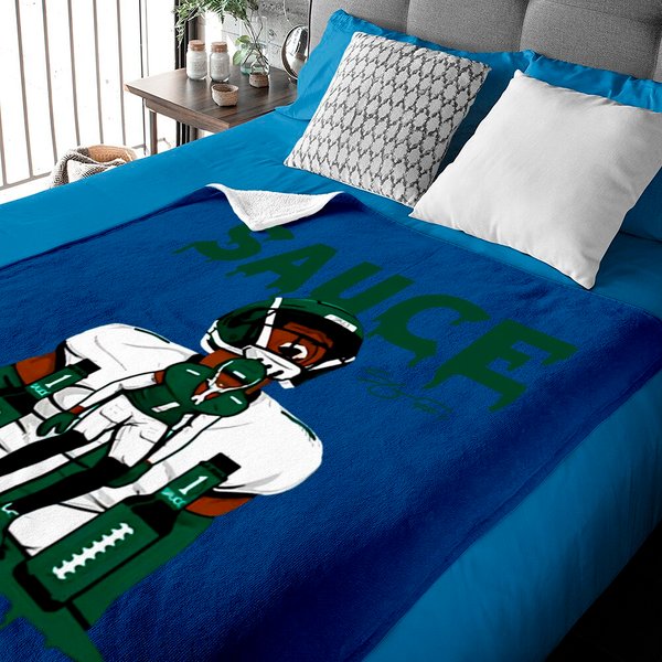 Ahmad Sauce Gardner The Drip New York Jets Baby Blankets