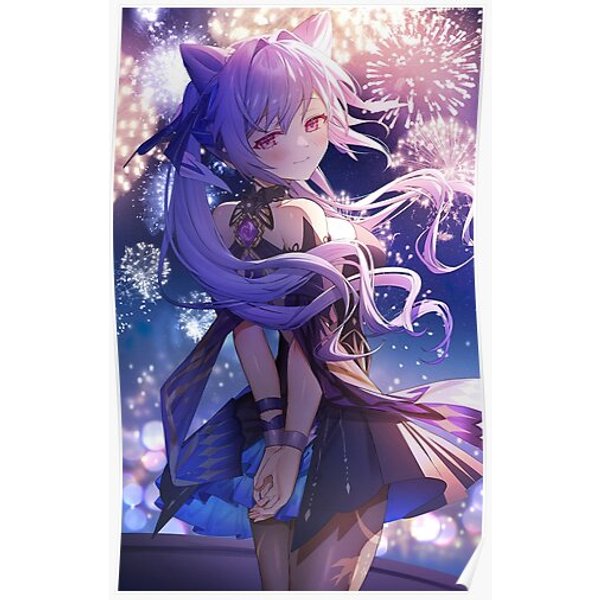 Keqing Opulent Splendor Genshin Impact Premium Matte Vertical Poster-image