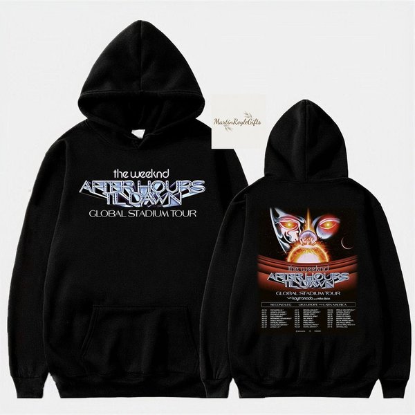 Weeknds After Hours Til Dawn Tour 2023 2Sided Hoodie, After Hours Til Dawn Sweatshirt-image
