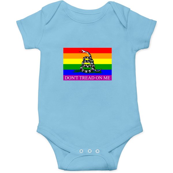 Don't Tread On Me Lgbt Pride Onesies-image
