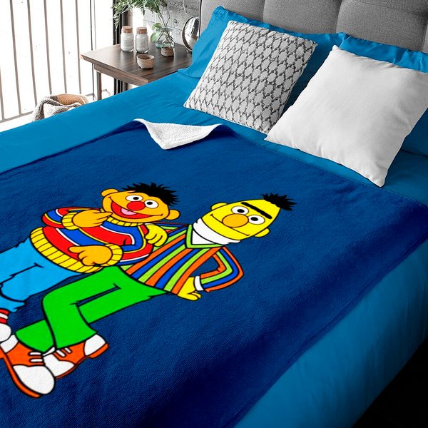Bert And Ernie Baby Blankets-image