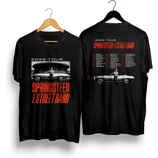 Bruce Springsteen And The E Street Band Tour 2023 T-Shirt,Vintage Bruce Springsteen Shirt-image