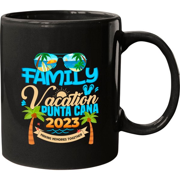 Family Vacation Punta Cana 2023 Dominican Republic Vacation Mugs-image