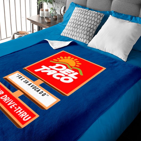 Del Taco Come Restaurant Baby Blankets-image