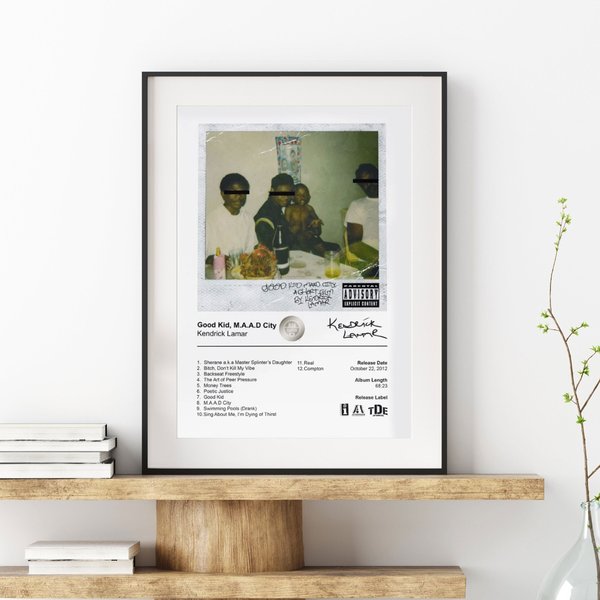 Kendrick Lamar Poster, Album Cover Poster-image