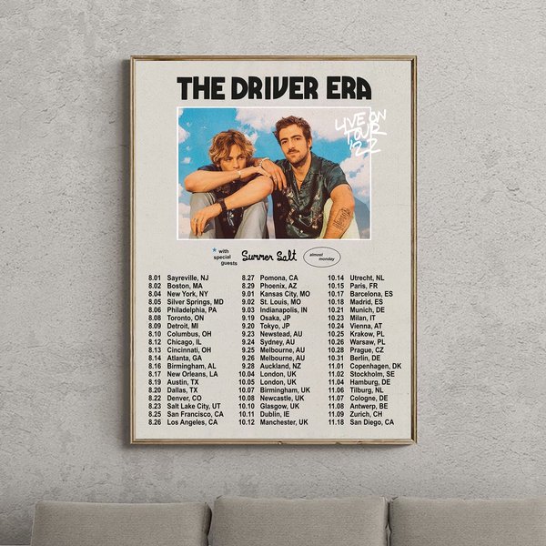 Hq The Driver Era Summer Tour 2022 Premium Matte Vertical Poster-image
