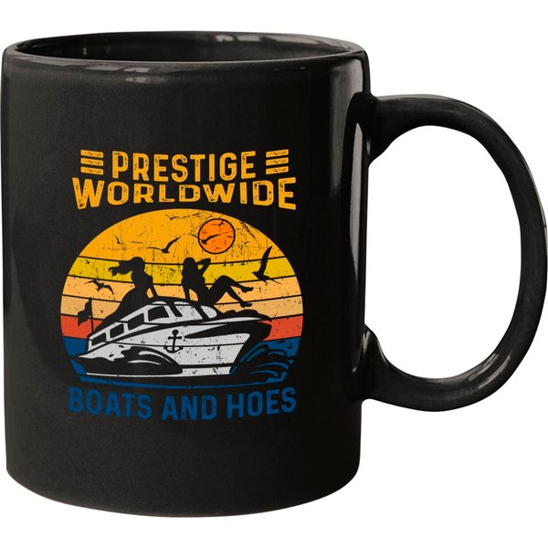 Prestige Worldwide Boats And Hoes Vintage Coffee Mug