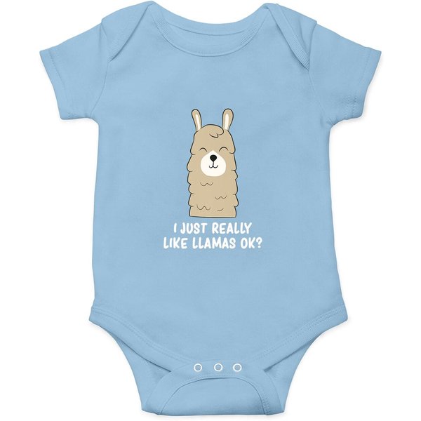 I Just Really Like Llama Okay Onesie-image