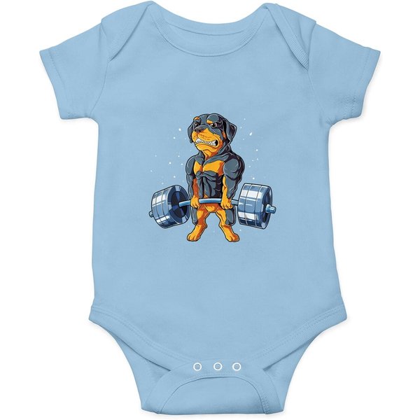 Rottweiler Weightlifting Onesie