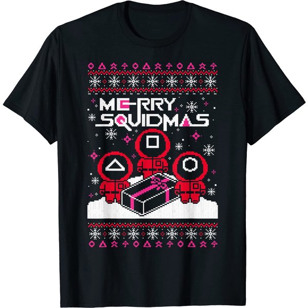 Merry Squidmas Christmas T-Shirt-image