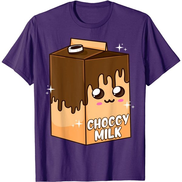 Kawaii Choccy Milk Chocolate Milk Cute Meme Lover T-Shirt-image