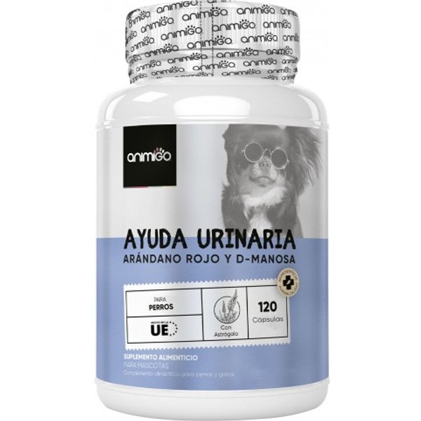 Apoyo Urinario Para Perros - 120 CáPsulas - Suplemento Natural Para Reforzar La Salud Del Tracto Urinario, Vejiga Y RiñOnes-image