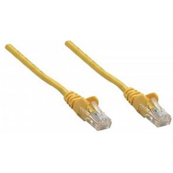 Intellinet Network Patch Cable Cat6A 10m Yellow Copper S/FTP LSOH / LSZH PVC RJ45 Gold Plated Contacts Snagless Booted Lifetime Warranty 10 m Cat6a S/FTP (S-STP) RJ-45 RJ-45 Yellow