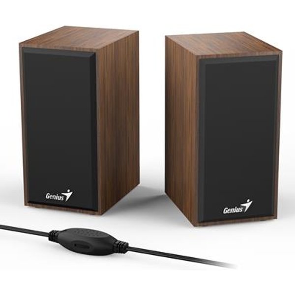 Genius Computer Technology SP-HF180 2-way Black. Wood Wired 6 W