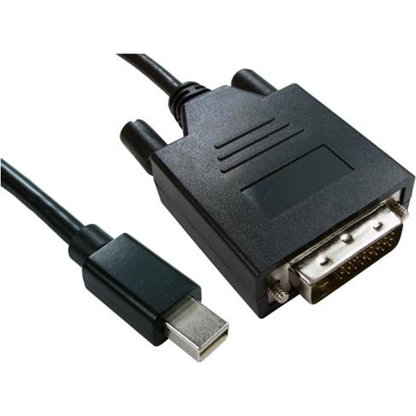 Cables Direct Mini DP/DVI-D 2m. Cable length: 2 m Connector 1: Mini DisplayPort Connector 2: DVI-D