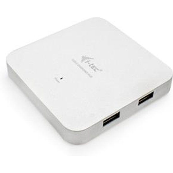 i-tec Metal USB-C Charging HUB 4x USB 3.0 + Power Delivery 60W USB 3.2 Gen 1 (3.1 Gen 1) Type-C USB 3.2 Gen 1 (3.1 Gen 1) Type-A White 60 W 0.33 m USB