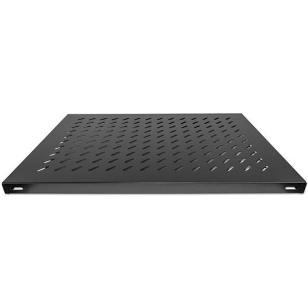Intellinet 19" Fixed Shelf 1U 800mm Depth Heavy-Duty Max 100kg Black