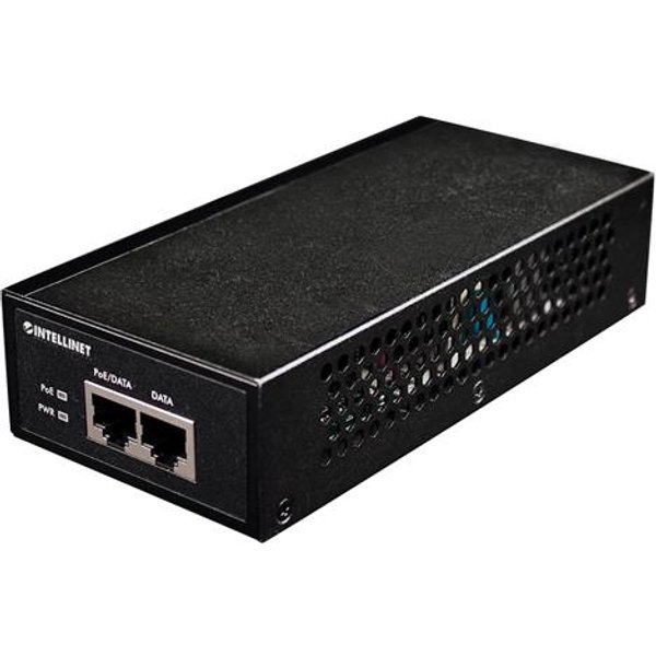 Intellinet Gigabit High-Power PoE+ Injector 1 x 30 W IEEE 802.3at/af Power over Ethernet (PoE+/PoE) (UK Power Cord)