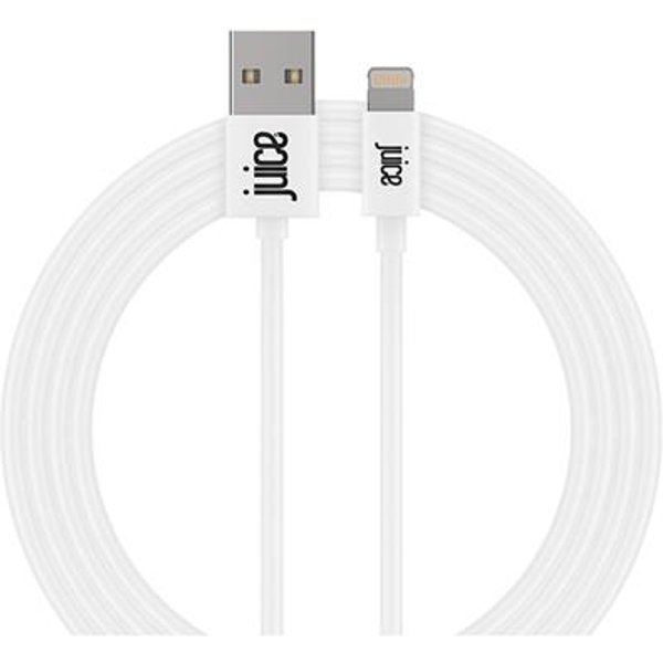 Juice JUI-CABLE-LIGHT-2M-RND-WHT lightning cable White