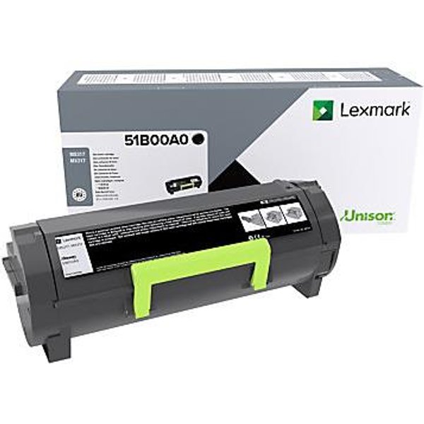 Lexmark 51B00A0 toner cartridge 1 pc(s) Original Black