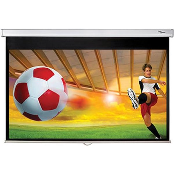 Optoma DS-9092PWC. Drive type: Manual Diagonal: 2.34 m (92") Viewable screen width (W): 2.03 m Viewable screen height (H): 114.5 cm Native aspect ratio: 16:9 Format: HDTV. Product colour: White