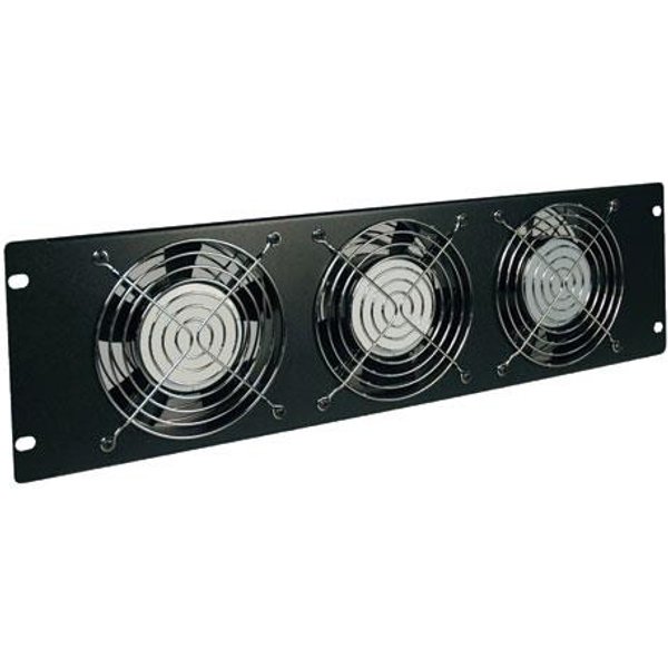 Tripp Lite SRXFAN3U SmartRack 3U Fan Panel - 3 208-240V high-performance fans; 315 CFM; C14 inlet