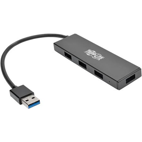 Tripp Lite U360-004-SLIM 4-Port Ultra-Slim Portable USB 3.x (5Gbps) Hub