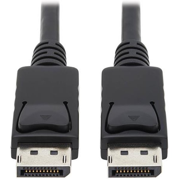 Tripp Lite P580-006 DisplayPort Cable with Latching Connectors 4K 60 Hz (M/M) Black 6 ft. (1.83 m) 1.83 m DisplayPort DisplayPort Male Male 3840 x 2160 pixels