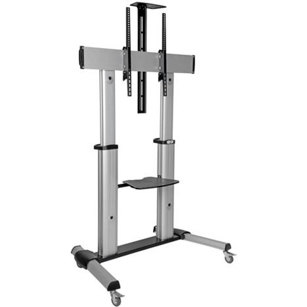 Tripp Lite DMCS60100XX Heavy-Duty Rolling TV Stand Height Adjustable 60" - 100" Screens 100 kg 2.54 m (100") 152.4 cm (60") 200 x 200 mm 1000 x 600 mm -10 - 5