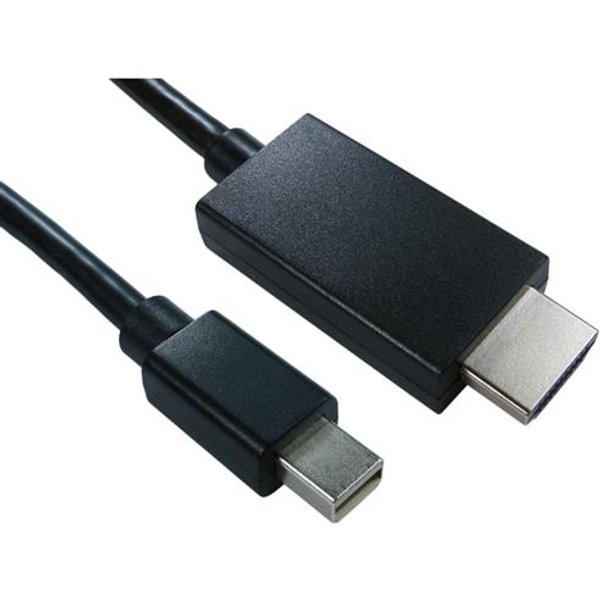 Cables Direct DisplayPort/HDMI 1m HDMI Type A (Standard) Black