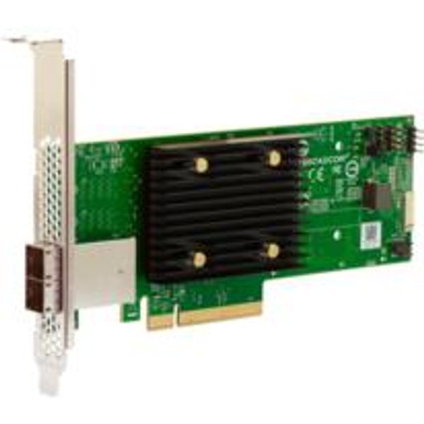 Broadcom HBA 9500-8e PCIe SAS Full-height / Low-profile Green Grey 5000000 h Australia/New Zealand (AS/NZS CISPR 22) Canada ICES-003 Class B CE Europe (EN55022/EN55024)