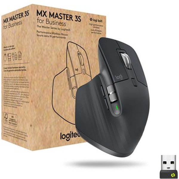 Logitech MX Master 3S for Business Right-hand Laser Bluetooth 8000 DPI Graphite