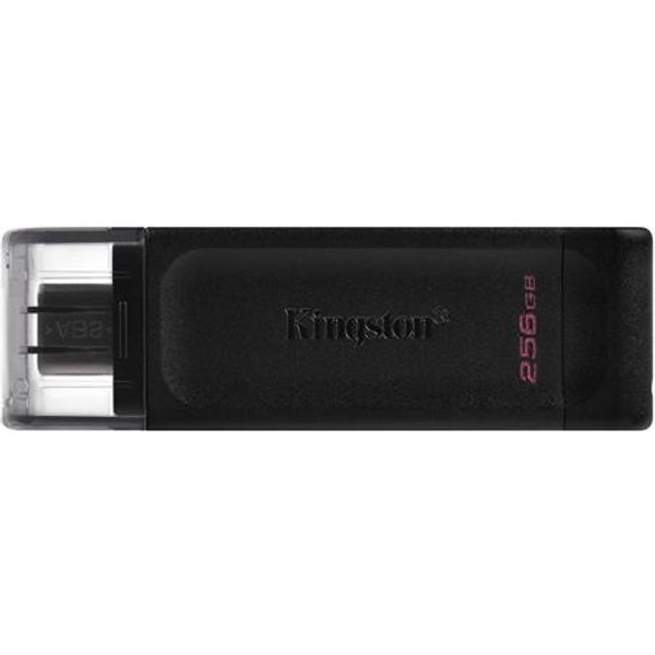 Kingston Technology DataTraveler 256GB USB-C 3.2 Gen 1 70. Capacity: 256 GB Device interface: USB Type-C USB version: 3.2 Gen 1 (3.1 Gen 1). Form factor: Cap. Weight: 7 g. Product colour: Black