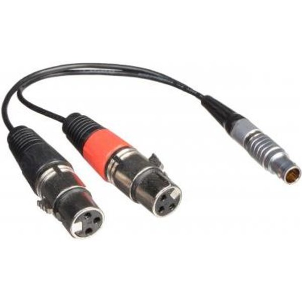 Atomos ATOMCAB017 audio cable 2 x XLR Black. Red. Silver