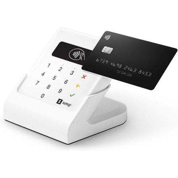 Air Card Payment Terminal and Charging Station Bundle, White